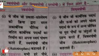 स्वपोषी और विषमपोषी में क्या अंतर है समझने का सबसे अच्छा तरीका एक बार देखो तो सही [upl. by Aloysius110]