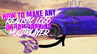 Tutorial How To Make Any Realistic Hellcat Trackhawk Logo  Car Parking Multiplayer [upl. by Eixel]