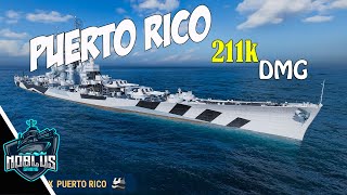 Super Croiseur Premium Puerto Rico  211k  World of Warships [upl. by Regazzi562]