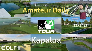 Golf  Amateur Daily Tournament  November 14 2024  Kapalua [upl. by Ohs]