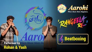 Beatboxing  Cover Song by Rohan amp Yash  Aarohi Bangalore [upl. by Ttenaj]