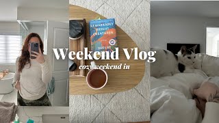 Weekend Vlog  Cozy weekend in cleaning baking weekly meal prep  Magically Katelyn [upl. by Latia]