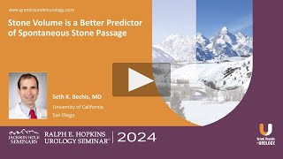 Stone Volume is a Better Predictor of Spontaneous Stone Passage [upl. by Dougie124]