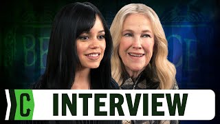 Jenna Ortega amp Catherine OHara Interview Beetlejuice Beetlejuices New Dance amp Family Dynamics [upl. by Tildi]