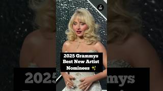 The 2025 Grammys Best New Artist Nomineesgrammys music [upl. by Donela66]