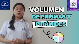 VOLUMEN DE PRISMAS Y PIRÁMIDES quotPROYECTO INTEGRADORquot  SUAREZ MARTINEZ ANGELES IRENE [upl. by Niddala]