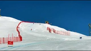 Orcières  une piste magnifique pour ce 2e Super G [upl. by Leone809]