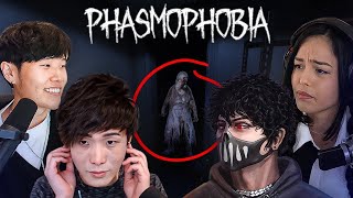 AMIGOPS PLAY PHASMOPHOBIA ft Disguised Toast Sykkuno amp Corpse Husband [upl. by Llevart]