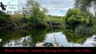 Barbel Fishing June 2024  River Severn amp WAvon [upl. by Brasca169]