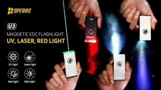 Now on Kickstarter Speras U3 Versatile Every Day Carry Tool For All Your Light Needs [upl. by Arakihc]