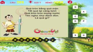 Hướng dẫn chơi game Đố vui câu 261  280  Game Vui [upl. by Aihsein]