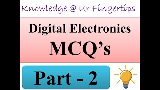 Digital Electronics MCQ Part  2 [upl. by Attenra534]