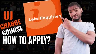 UJ Late Enquiries 2022  How to apply for late applications at UJ 2022 How to Change Course at UJ [upl. by Tammara]