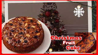 Christmas plum cake recipe with rum  Easy rich fruit cake recipe  SONALI’S KITCHEN [upl. by Velasco]