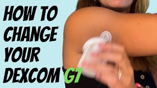 How to Change Your Dexcom G7 [upl. by Attevaj]