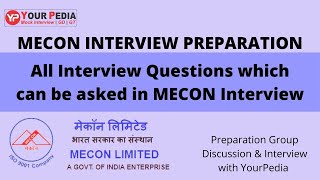 All Interview Questions which can be asked in MECON Interview  MECON Interview preparation [upl. by Thacher]