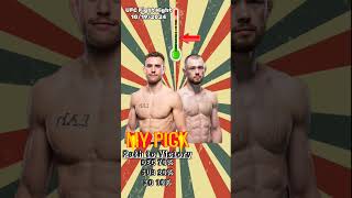 UFC Brady Hiestand vs Jake Hadley Quick Fight Pick [upl. by Anaes]