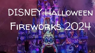 Walt Disney World Magic Kingdom NotSoSpooky Halloween 2024 Firework Show [upl. by Dannye]