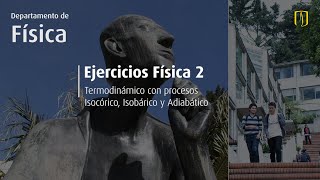 Ciclo Termodinámico con Procesos Isocórico Isobárico y Adiabático  Ejercicios de Fisica 2 T16 [upl. by Hannala]