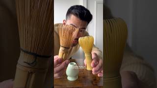 Plastic vs bamboo matcha whisk What’s better [upl. by Calmas487]