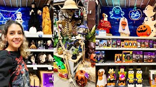 LOWES HALLOWEEN 2024🎃 Full Store Tour✨ Animatronics Decor amp WEDNESDAY🦇  Haul🖤 [upl. by Aokek]