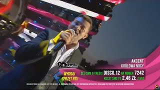 Akcent  Królowa Nocy NOWA WERSJA Ostróda 2015 [upl. by Siroval]