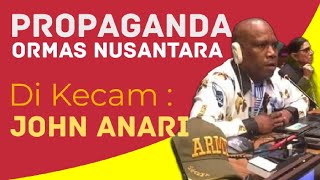 Ormas Nusantara Tuai kecaman dari John Anari [upl. by Ignace96]