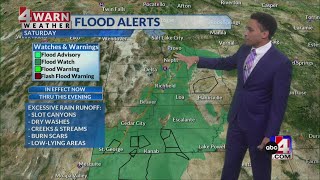 Flash flooding to impact Utah throughout the weekend [upl. by Jarad201]