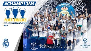 🏆 UEFA CHAMPIONS LEAGUE WINNERS 2018  Full celebrations [upl. by Zacherie]