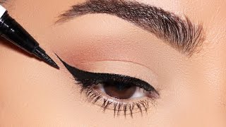 How to PERFECT WINGED EYELINER every single time Simple Beginner Friendly Technique [upl. by Wallis]