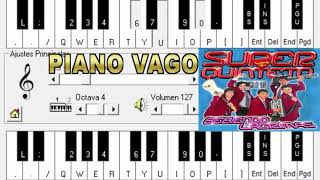 SUPER QUINTETO  BEBIENDO LAGRIMAS  PIANO ELECTRONICO 25 [upl. by Annat]