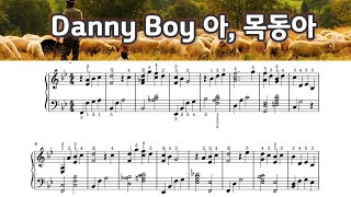 Danny Boy  Piano Music Sheet  by SangHeart Play [upl. by Acinoj]