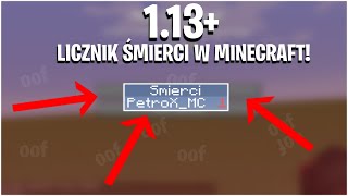 JAK USTAWIĆ LICZNIK ŚMIERCI W MINECRAFT 113 [upl. by Akahc]