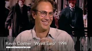 Kevin Costner talks with Jimmy Carter about Wyatt Earp 1994 [upl. by Pufahl]