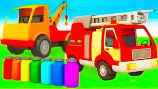 Leo The Truck 2 GameCars And Truck Cartoons For KidsPuzzles And Car DriveCar CartoonsTino kids [upl. by Milone]