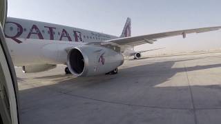 ✈TRIP REPORT  Qatar Airways  Skopje  Dar es Salaam via Doha  Economy and Business Class [upl. by Ydisahc]