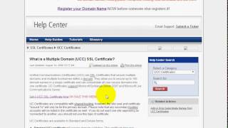 What Is A UCC SSL Certificate [upl. by Akinihs]