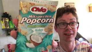 Chio Kokos Popcorn für die Mikrowelle im Test  Schmeckt es wirklich nach Kokos [upl. by Ruon]