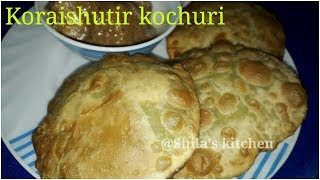 koraishutir kochuri recipe video  Koraishutir Kochuri  Motorshutir Kochuri  bengali matar kachori [upl. by Aseram]