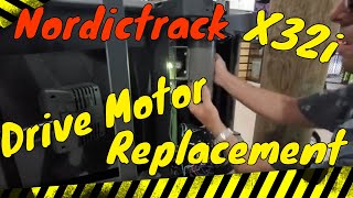 Nordictrack X32i Drive Motor Replacement No Unnecessary Dialogue [upl. by Napas415]