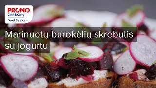 Marinuotų burokėlių skrebutis su jogurtu [upl. by Adaj146]