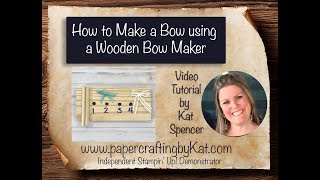 How to Make a Bow using a Wooden Bow Maker [upl. by Eenehs]