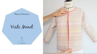 Comment coudre 5  La veste Monet [upl. by Aierb340]