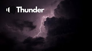 Thunder Sound Effect  No Copyright [upl. by Orr907]