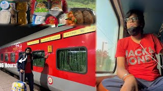 BANGALORE Rajdhani Express 36 HOURS Journey in AC 2 TIER खा खा कर थक गए🍱 [upl. by Hayifas]