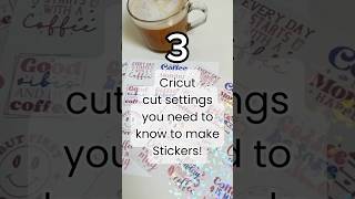 🎨 Ready to stick the landing Here are 3 Cricut cut settings you must know for perfect stickers 👇 [upl. by Inanuah764]