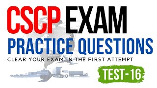 CSCP Exam Practice Question Test 16 [upl. by Enyal427]