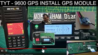 TYT  9600 GPS MODEL amp MODIFICATION [upl. by Eey]