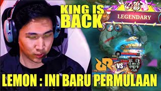 KEDATANGAN LEMON BIKIN SKYLAR MEMBARA RRQ HOSHI VS ALTER EGO MATCH 2  MPL SEASON 13 [upl. by Okihcas]