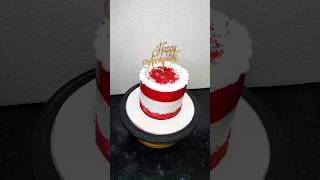 red valvate birthday cake design viral youtube viral shortvideo cake [upl. by Nitsed]